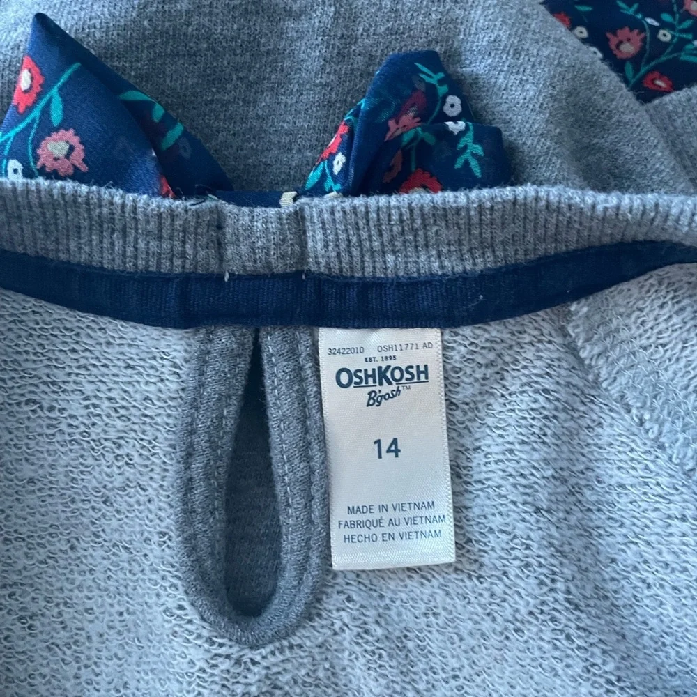Osk Kosh Girls Top with‎ Floral Hem